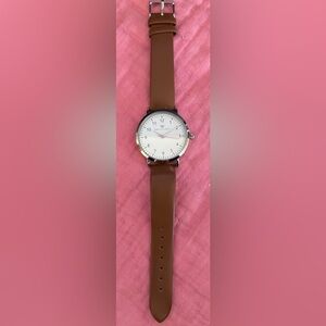 Wristology Silver and Brown Watch